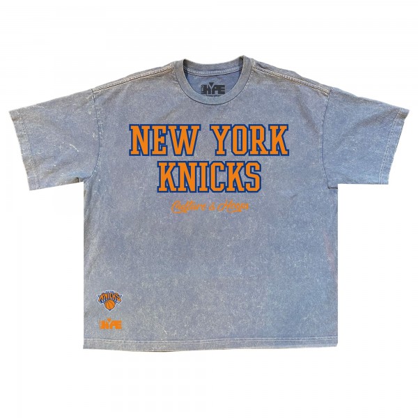 New York Knicks Powder Blue Culture Worldwide Collection Premium T-Shirt
