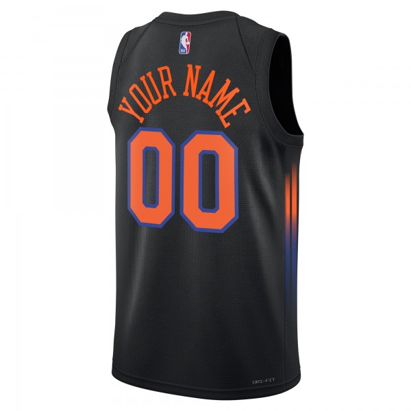 Именная джерси Unisex New York Knicks Jordan Brand Black Swingman - Statement Edition