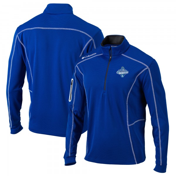 Los Angeles Dodgers Columbia Royal 2025 World Series Champions Shotgun Quarter-Zip Jacket