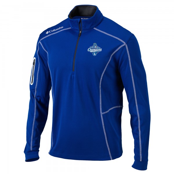 Los Angeles Dodgers Columbia Royal 2025 World Series Champions Shotgun Quarter-Zip Jacket