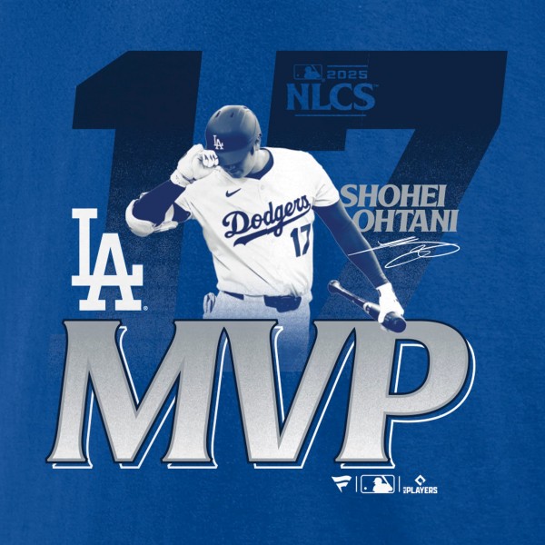 Los Angeles Dodgers Shohei Ohtani Royal 2025 National League Championship Series MVP T-Shirt