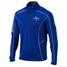 Los Angeles Dodgers Columbia Royal 2025 National League Champions Omni-Wick Shotgun Quarter-Zip Pullover