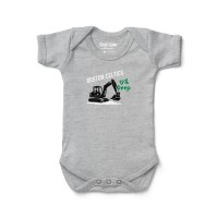 Малышам Boston Celtics Chad & Jake Gray Digger Graphic Bodysuit