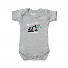 Малышам Boston Celtics Chad & Jake Gray Digger Graphic Bodysuit
