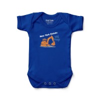 Малышам New York Knicks Chad & Jake Blue Digger Graphic Bodysuit