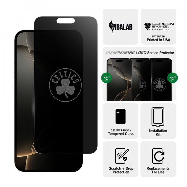 Boston Celtics iPhone Privacy Screen Protector