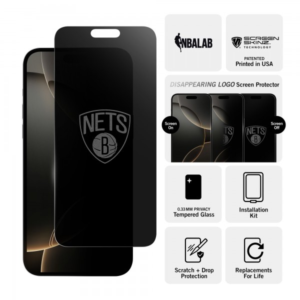 Brooklyn Nets iPhone Privacy Screen Protector