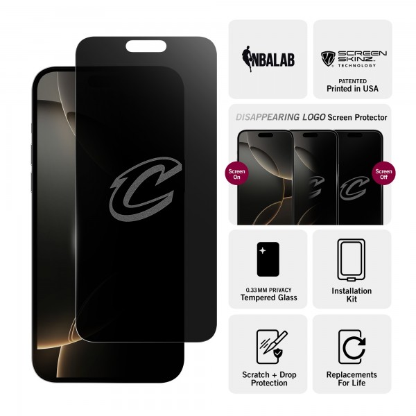 Cleveland Cavaliers iPhone Privacy Screen Protector