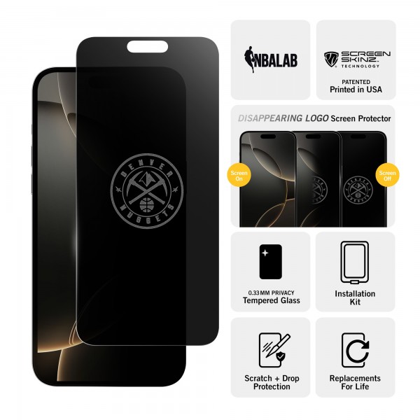 Denver Nuggets iPhone Privacy Screen Protector