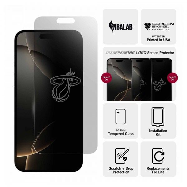 Miami Heat iPhone Clear Screen Protector