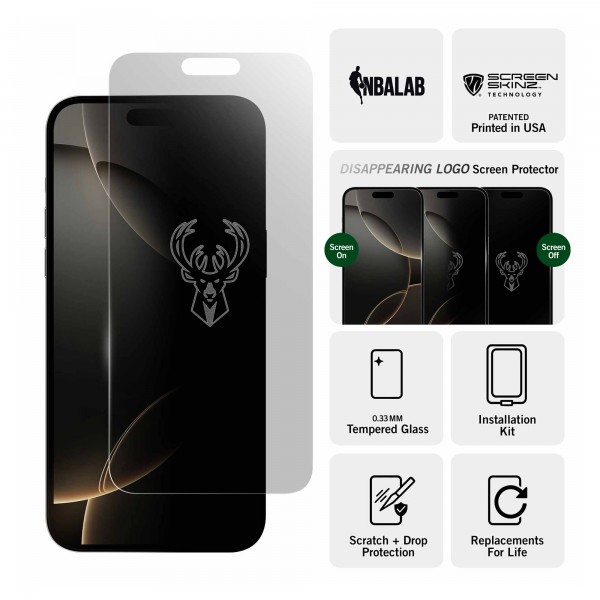 Milwaukee Bucks iPhone Clear Screen Protector