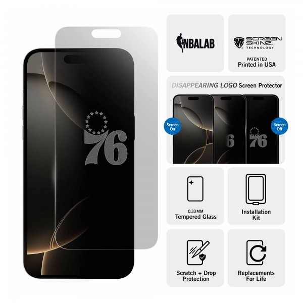 Philadelphia 76ers iPhone Clear Screen Protector