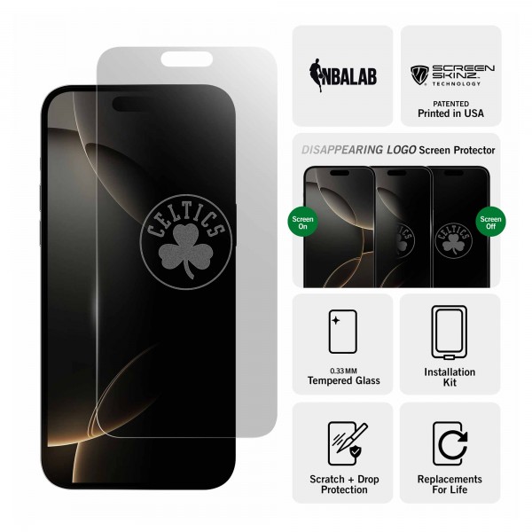 Boston Celtics iPhone Clear Screen Protector