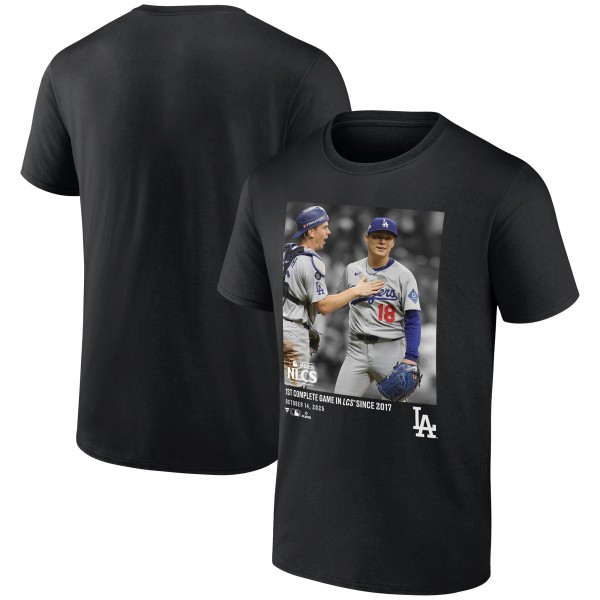 Los Angeles Dodgers Yoshinobu Yamamoto Black Hype T-Shirt