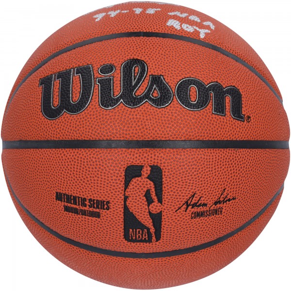 Grant Hill Detroit Pistons Autographed Fanatics Authentic Wilson Authentic Series Indoor/Outdoor Basketball with 94-95 NBA ROY Inscription