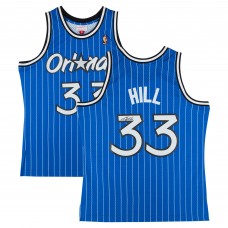 Grant Hill Orlando Magic Autographed Fanatics Authentic Blue Mitchell & Ness 2004-05 Swingman Jersey