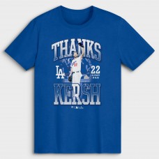 Los Angeles Dodgers Clayton Kershaw Royal Thanks Kersh T-Shirt