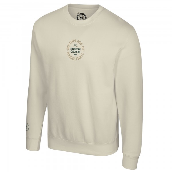 Unisex Boston Celtics Stadium Essentials Cream 46 Reserve Fleece Sweatshirt