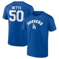 Футболка Los Angeles Dodgers Mookie Betts Royal Winning Streak Name & Number