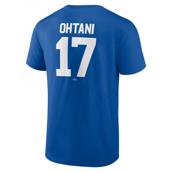 Los Angeles Dodgers Shohei Ohtani Royal Winning Streak Name & Number T-Shirt