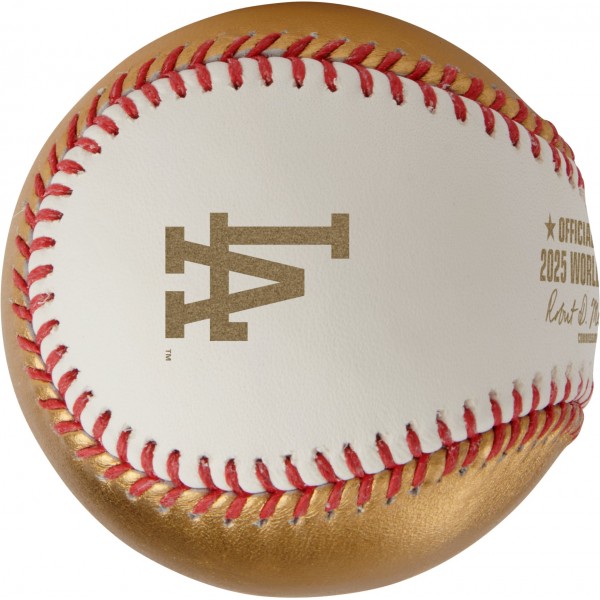 Los Angeles Dodgers vs. Toronto Blue Jays Fanatics Authentic 2025 MLB World Series Dueling Teams Logo Baseball