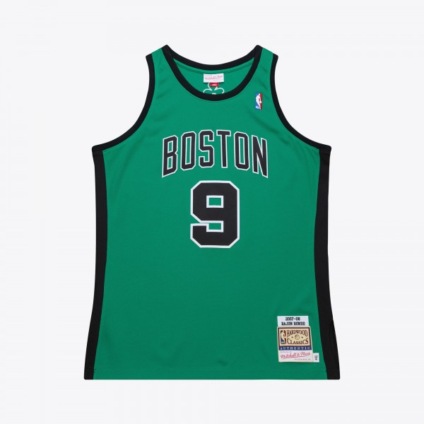 Джерси Boston Celtics Rajon Rondo Mitchell & Ness Kelly Green 2007-08 Hardwood Classics Authentic