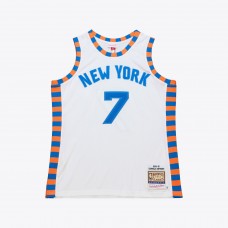 Джерси New York Knicks Carmelo Anthony Mitchell & Ness White 2015-16 Hardwood Classics Authentic