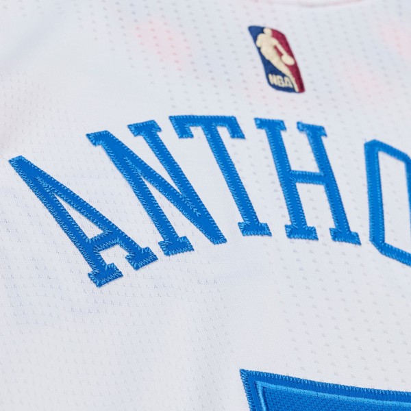 Джерси New York Knicks Carmelo Anthony Mitchell & Ness White 2015-16 Hardwood Classics Authentic