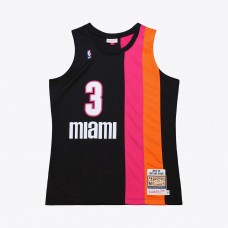 Джерси Miami Heat Dwyane Wade Mitchell & Ness Black 2005-06 Hardwood Classics Authentic