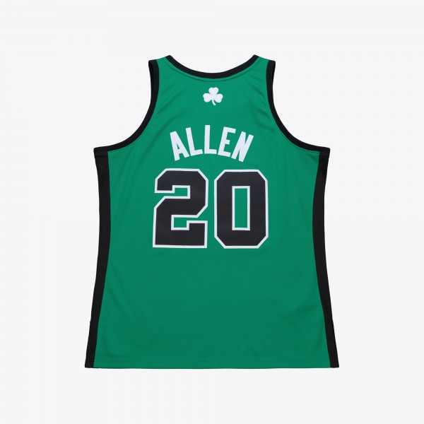 Джерси Boston Celtics Ray Allen Mitchell & Ness Kelly Green 2007-08 Hardwood Classics Authentic