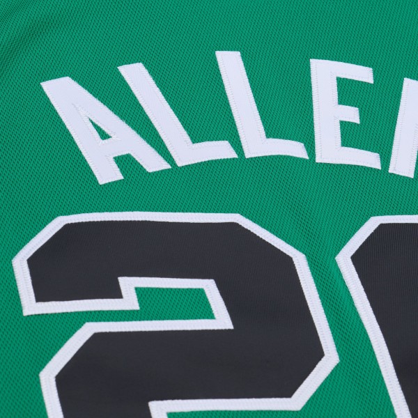 Джерси Boston Celtics Ray Allen Mitchell & Ness Kelly Green 2007-08 Hardwood Classics Authentic