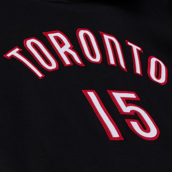 Toronto Raptors Vince Carter Mitchell & Ness Black Name & Number Hoodie
