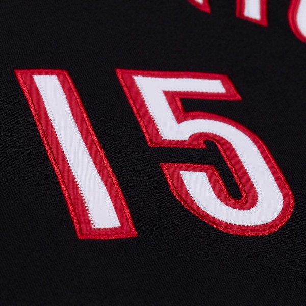 Toronto Raptors Vince Carter Mitchell & Ness Black Name & Number Hoodie
