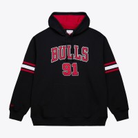 Толстовка Chicago Bulls Dennis Rodman Mitchell & Ness Black Name & Number