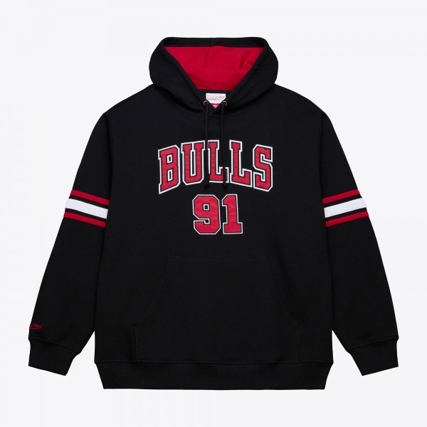 Толстовка Chicago Bulls Dennis Rodman Mitchell & Ness Black Name & Number
