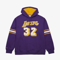Толстовка Los Angeles Lakers Magic Johnson Mitchell & Ness Purple Name & Number