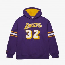 Толстовка Los Angeles Lakers Magic Johnson Mitchell & Ness Purple Name & Number
