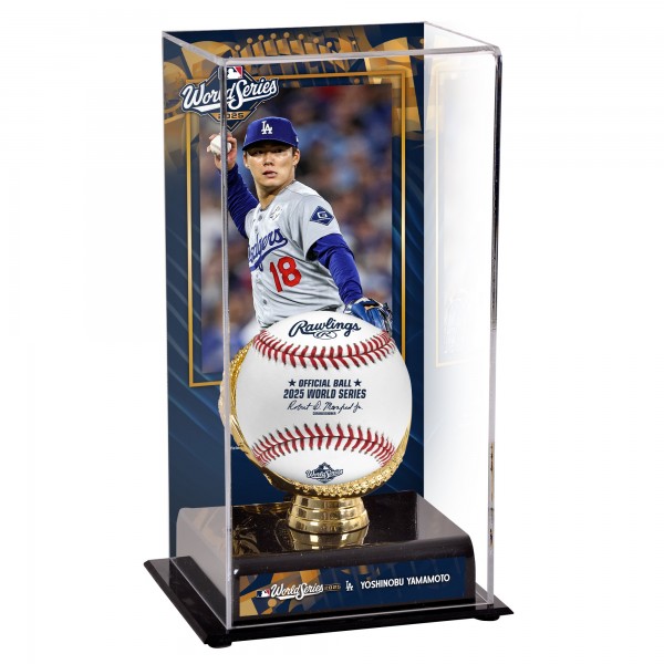 Yoshinobu Yamamoto Los Angeles Dodgers Fanatics Authentic 2025 World Series Champions Sublimated Display Case with Image