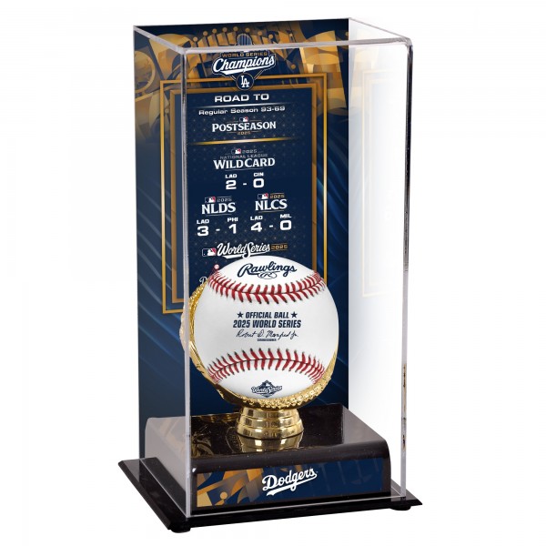 Los Angeles Dodgers Fanatics Authentic 2025 World Series Champions Sublimated Display Case with Image