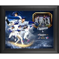 Los Angeles Dodgers Fanatics Authentic 2025 World Series Champions Framed 11 x 14 Collage