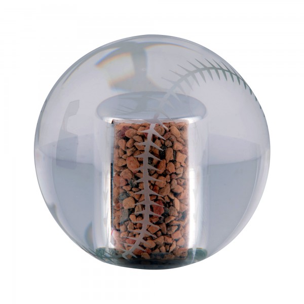 Los Angeles Dodgers Fanatics Authentic 2025 World Series Champions Crystal Baseball with World Series Game-Used Dirt