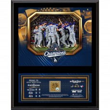 Los Angeles Dodgers Fanatics Authentic 2025 World Series Champions 12 x 15 Sublimated Plaque with a Capsule of World Series Game-Used Dirt - Limited Edition of 500