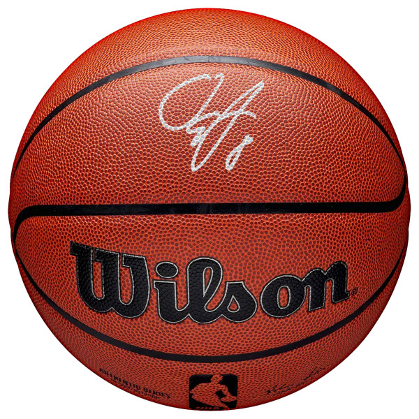 Мяч с автографом OG Anunoby New York Knicks Fanatics Authentic Wilson Authentic Series Indoor/Outdoor