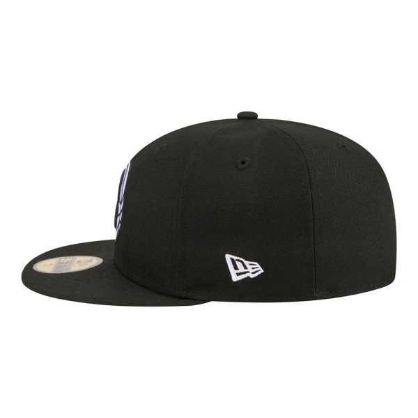 Бейсболка Brooklyn Nets New Era Black Team Collage 59FIFTY