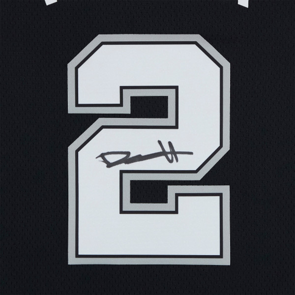 Джерси с автографом Dylan Harper San Antonio Spurs Fanatics Authentic Black Nike Icon Edition Swingman