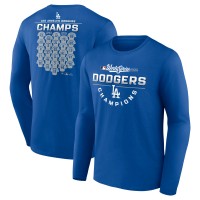 Los Angeles Dodgers Royal 2025 World Series Champions Jersey Roster Long Sleeve T-Shirt