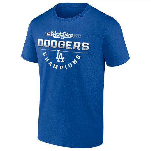 Los Angeles Dodgers Royal 2025 World Series Champions Jersey Roster T-Shirt