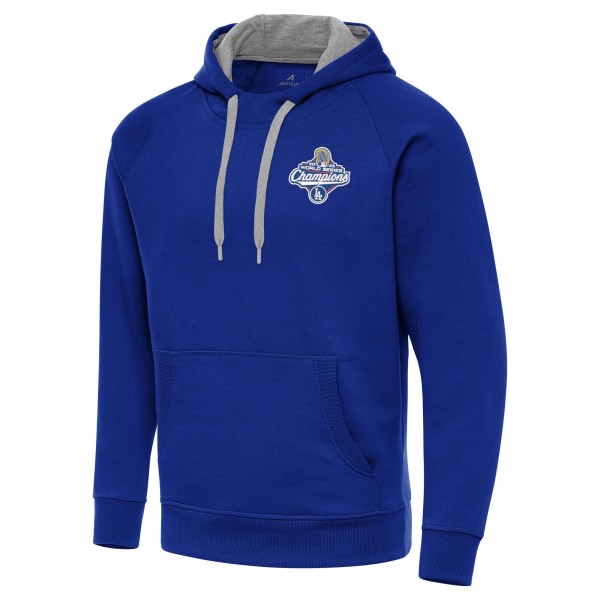 Los Angeles Dodgers Antigua Royal 2025 World Series Champions Victory Hoodie