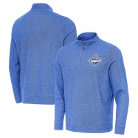 Los Angeles Dodgers Antigua Heather Royal 2025 World Series Champions Subtle Quarter-Zip Sweatshirt