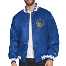 Рубашка Golden State Warriors Starter Royal Printed Team Logo Satin Varsity Jacket